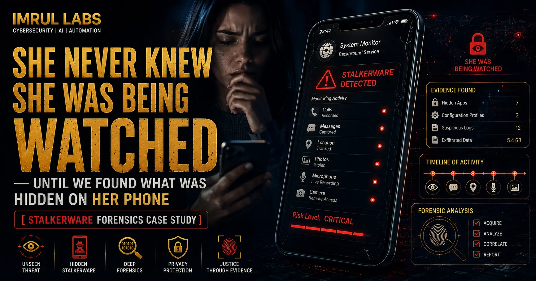 She Never Knew She Was Being Watched — Until We Found What Was Hidden on Her Phone - A Device Forensics Case Study