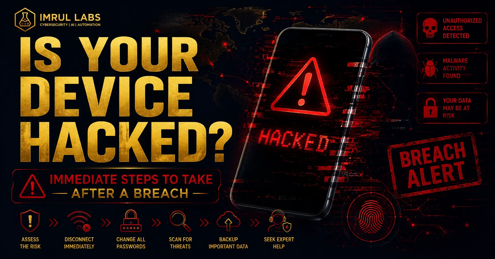 Is Your Device Hacked? Immediate Steps to Take After a Breach