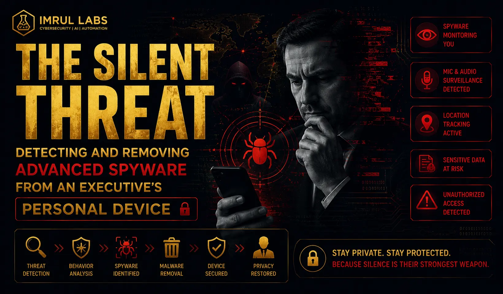 The Silent Threat: Detecting and Removing Advanced Spyware from an Executive’s Personal Device